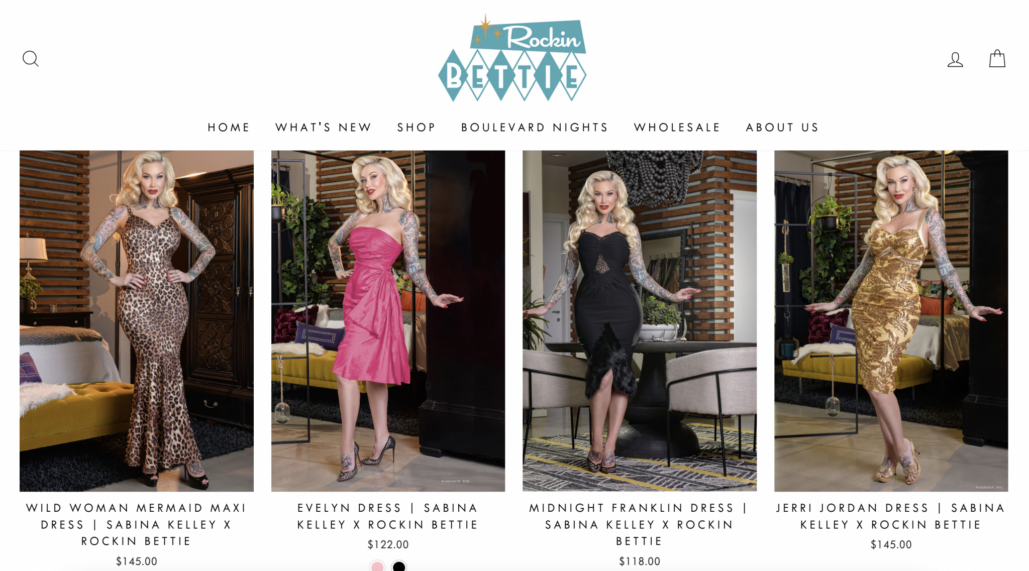 STORE Sabina Kelley's Official Website Fashion Model Pinup Model
