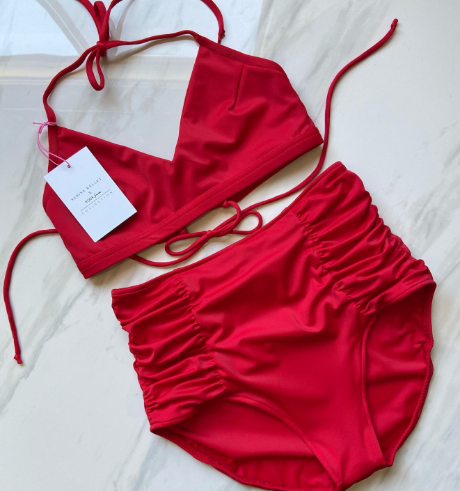 Sabina Kelley X A’QUA Swim Red Betty PinUp Swimsuit! – Sabina Kelley's ...